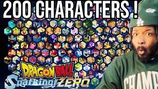 THE GREATEST ANIME GAME OF ALL TIME ! Dragon Ball Sparking Zero FULL ROSTER REVEAL !!!