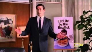 Don Draper's drunken Life Cereal pitch.