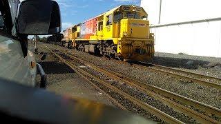 Kiwirail | Freight through Hastings Yard | DF class locomotive