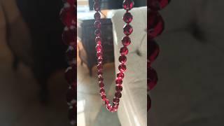 Гранат или Чешское стекло? ЮЛИЯ Петрова #украшения #jewelry #garnetjewelry #гранатовыеукрашения
