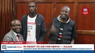 Activist Julius Kamau Causes Drama In Court Accusing Kenyan Government Of Oppressing Citizens