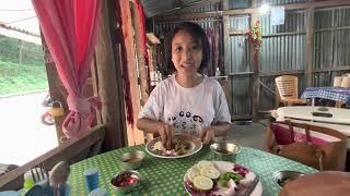 Sasha Mi Hotel - Danakgre | Mukbang at a local restaurant in Meghalaya | North East India