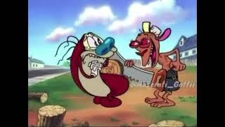 Ren and Stimpy got wood