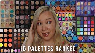 July and August Eyeshadow Palette Ranking | 15 Palettes: Grungy, colorful, neutral, you name it!