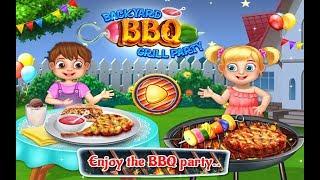 Fun Baby Games - Backyard BBQ Grill Party - Barbecue Cooking Game Kids Game Trailer by Crazyplex LLC