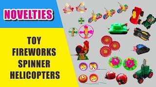 Toy Collection Novelties Spinning Helicopters Sunflower China Master Fireworks