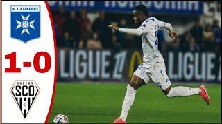 Auxerre vs Angers SC (1-0), Hamed Traore Goal Results and Extended Highlights-2024..