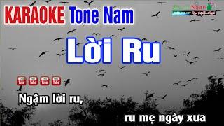 Lời Ru Karaoke Lê Minh Tone Nam | Karaoke Nhạc Sống Thanh Ngân - Beat Phối Mới