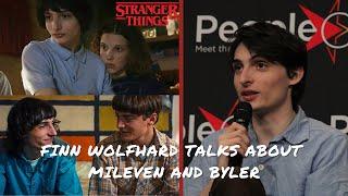 Finn Wolfhard talks about Mileven & Byler but also Mike’s relationship with Hopper