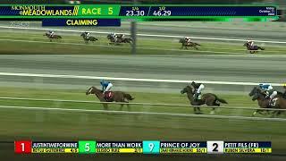 Monmouth Park at The Meadowlands - October 11, 2024 - Race 5