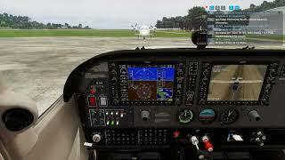 Let Me X-Plane 12: Improved ATC Experience, AirFoilLabs Cessna C172 Glass Cockpit Flown By A Roookey