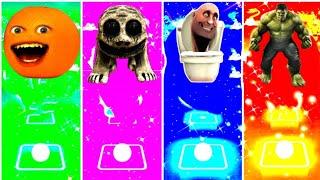 Annoying Orange  Zoonomaly Coffin  Skibidi Toilet  Hulk  Who is Best?