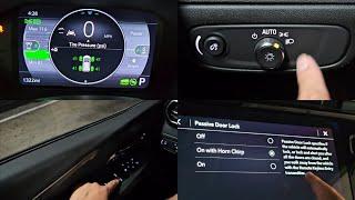 2022 2023 Chevy Chevrolet Bolt EV Useful Settings and Features Overview Auto Walk Away Lock