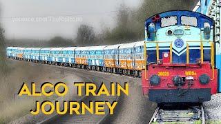 Diesel locomotives Chugging Train  Journey | Indian Railways |  Train videos