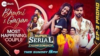 Gagan & Bhoomi: Most Happening Couple | Super Serial Championship S4 | Sun @9PM | Zee Telugu