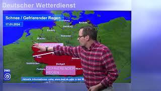 15.01.2024 Unwetterinformation - Deutscher Wetterdienst (DWD)