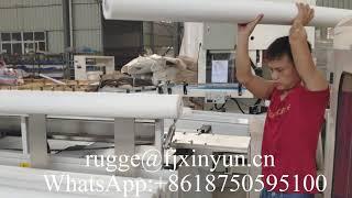 Automatic double decks toilet paper machine production line