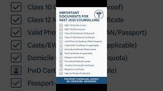 Important requirement document for neet #neet2025 #neetcutoff2025 #ytshort
