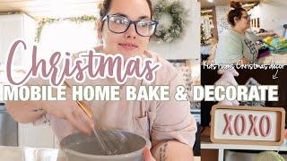 CHRISTMAS DECOR IN THE DOUBLE WIDE| decorating the kids rooms | bake and decorate with me!