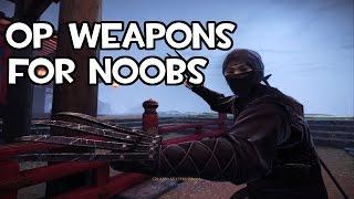 Chivalry:Deadliest Warrior Ninja Gameplay Montage Op weapons are for noobs