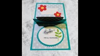 Spellbinders with Stampendous A2 Gift Card Holder & Envelope with All the Sentiments