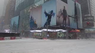 Walking in the Snow NYC: Winter Storm Jan 29, 2022