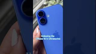 Unboxing the Apple iPhone 16 in Ultramarine