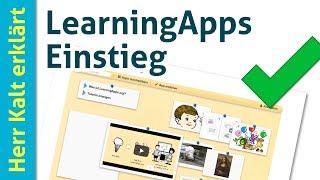 Anleitung LearningApps: Einstieg und erste Schritte – Tutorial