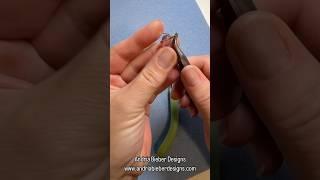 How to wire wrap in ball head pin  #jewelry #wirewrappedjewelry #wirewrap