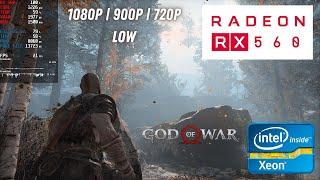 God of War | RX 560 + i5 3470 / Xeon E3-1225 v2 | 1080p 900p 720p | Low Settings