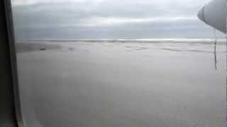 Landing approach to Sable Island, NS.