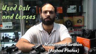 USED Cameras and Lenses In Stock | Lahore Camera Market | Sony A6500, Nikon D5300, Canon 800D