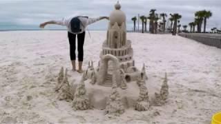 Watch me build a professional sand castle