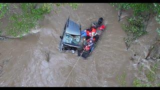 INSANE Water Rescue from Flash Flood - Norway, South Carolina