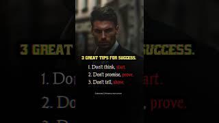 3 Great tips for success. #shorts #quotes #motivation #lifelessons #successtips