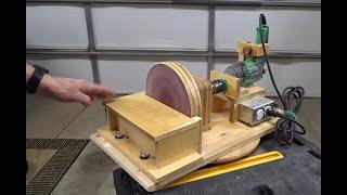 DIY Drill Powered 8" Disc Sander