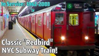 ⁴ᴷ⁶⁰ Vintage 1960s "Redbird" Subway Cars on the Move!