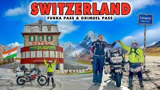 INDIAN BIKER reached FURKA & GRIMSEL PASS SWITZERLAND | Ep-69