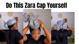 Zara Cap Headwrap Tutorial 