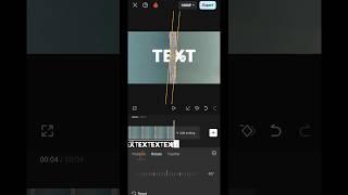 Text Masking Capcut  #shorts #capcut