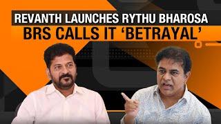 Revanth Reddy launches Rythu Bharosa scheme, BRS calls it a ‘betrayal’ | News9