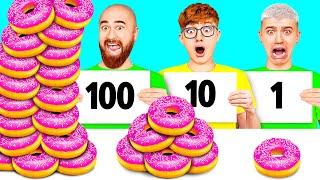 100 SCHICHTEN NAHRUNG CHALLENGE !