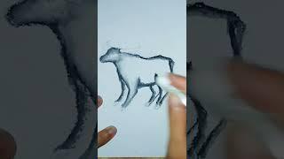 Daily Art|How to draw Carabao|Oil Pastel