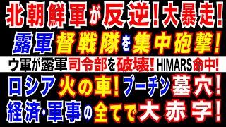 2025/1/3 北朝鮮軍が露軍督戦隊に反逆・砲撃か。ウ軍・ハイマースが露軍司令部を破壊。ロシア国内で頻発するパルチザン活動　露軍兵站輸送を破壊。ロシア、大損失が確実　地政学・軍事・経済の全てで赤字。