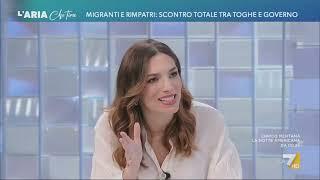 Vittoria Baldino ospite a "L'Aria che Tira" La7 05/11/2024 2