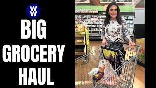 BIG WW GROCERY HAUL FROM 2 STORES - NEW FOOD FINDS & POINTS INCLUDED - WEIGHT WATCHERS!