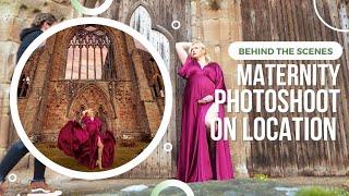 Behind the Scenes - Maternity Photography on Location