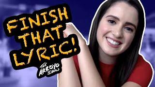 LAURA MARANO plays "'Finish That Lyric" | The Arroyo Show