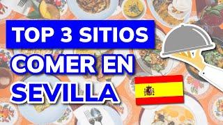  3 Mejores SITIOS para COMER en SEVILLA relación Calidad-Precio (2024)