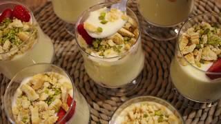 اموزش درست کردن مگنولیا (How to make Magnolia puding